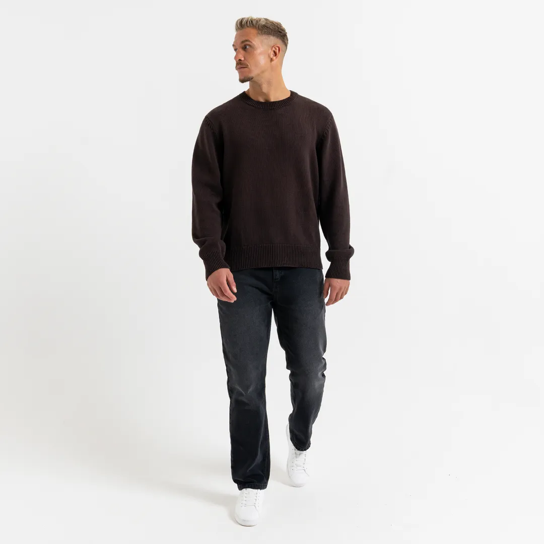 Conti Sweater - Coffee sold by be inspired product image thumbnail 2