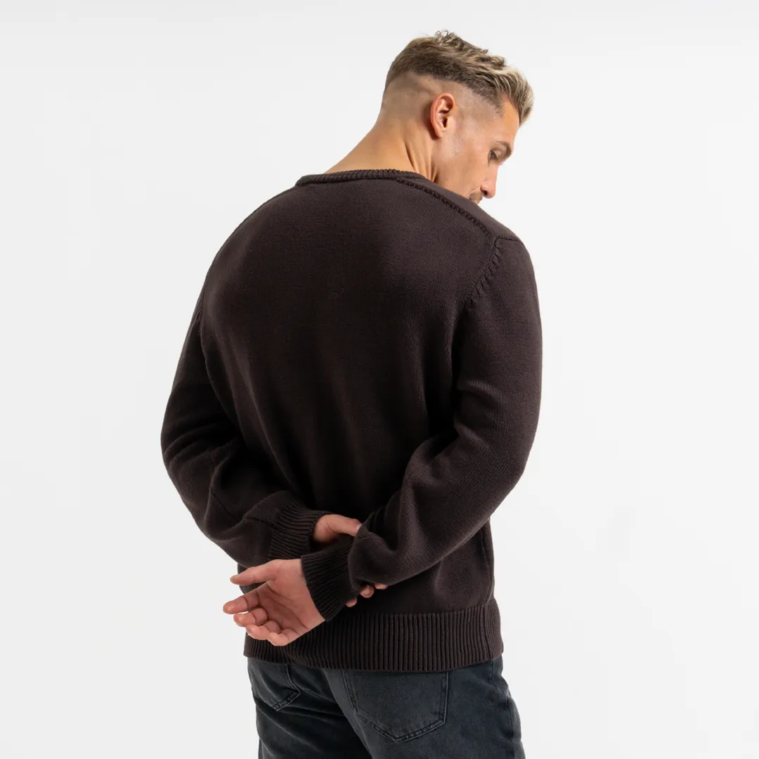 Conti Sweater - Coffee sold by be inspired product image thumbnail 3