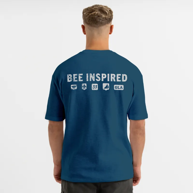 Becker T-Shirt - Indigo sold by be inspired