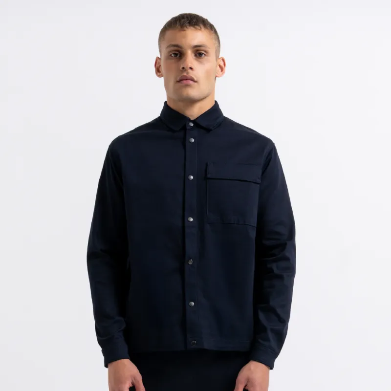 Bayo Overshirt - Navy sold by be inspired