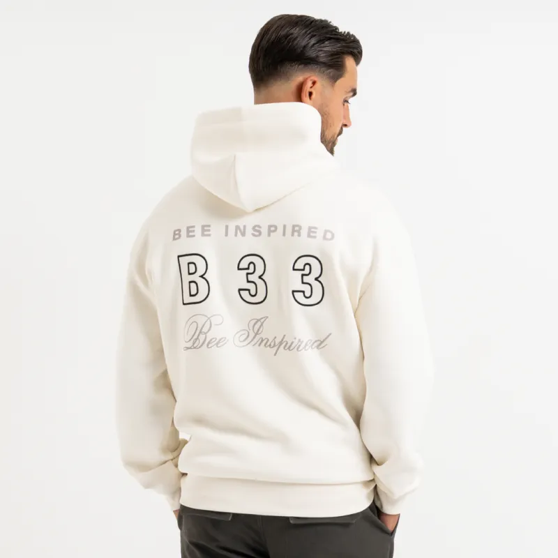 Millar Hoodie - Off White made by be inspired