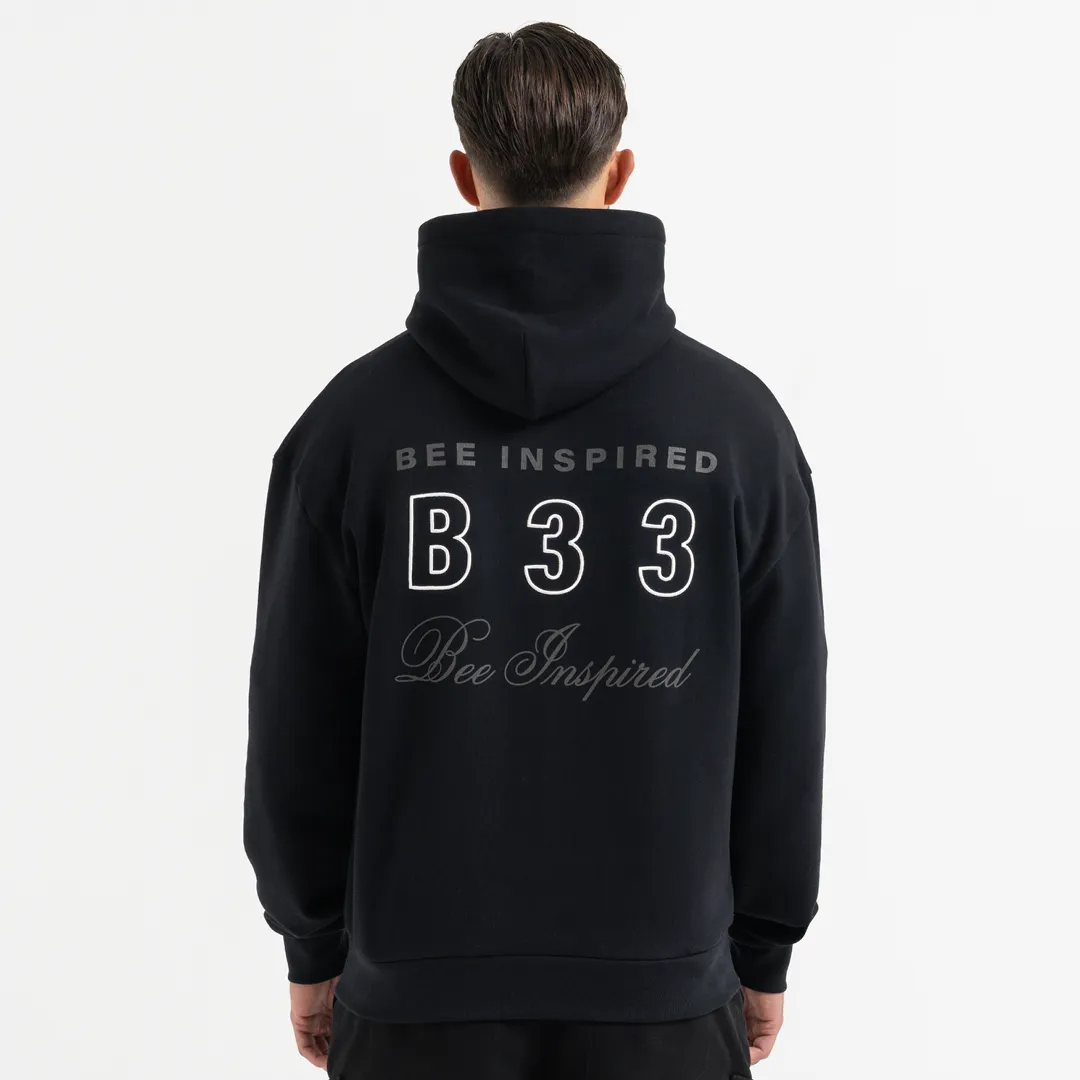 Millar Hoodie - Black sold by be inspired product image thumbnail 3