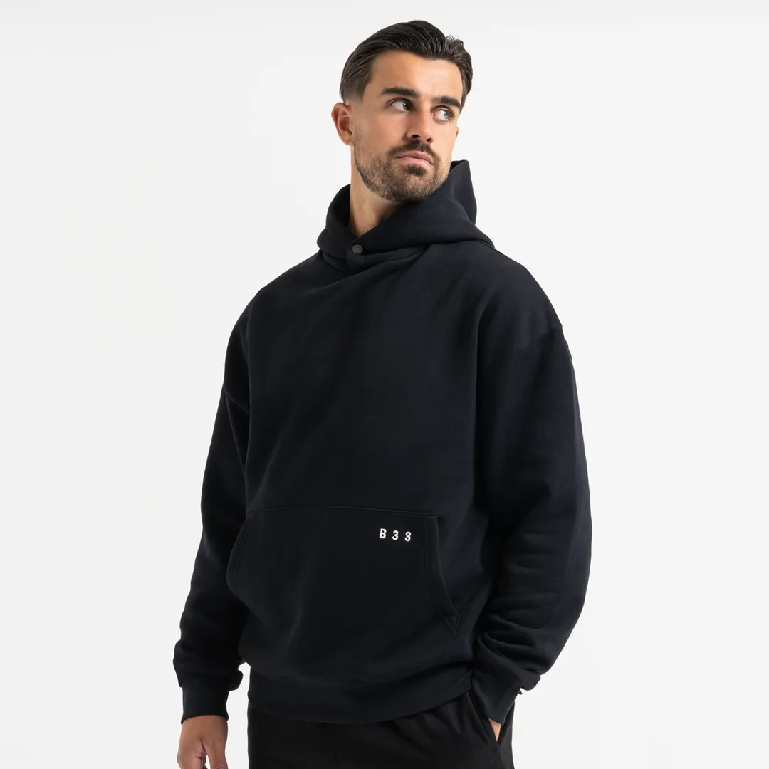 Millar Hoodie - Black sold by be inspired product image thumbnail 4