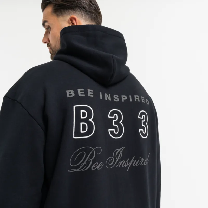 Millar Hoodie - Black made by be inspired