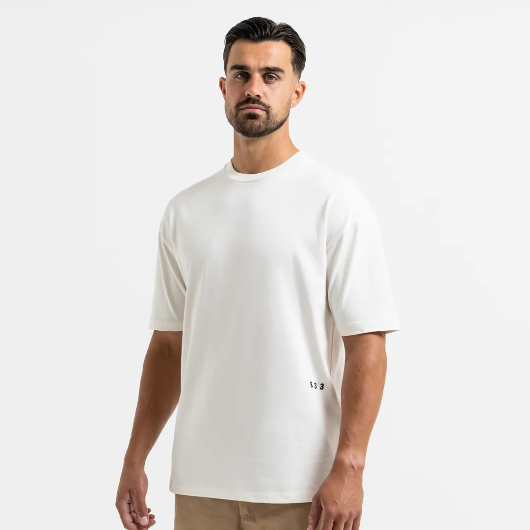 Millar T-Shirt - Off White sold by be inspired product image thumbnail 4