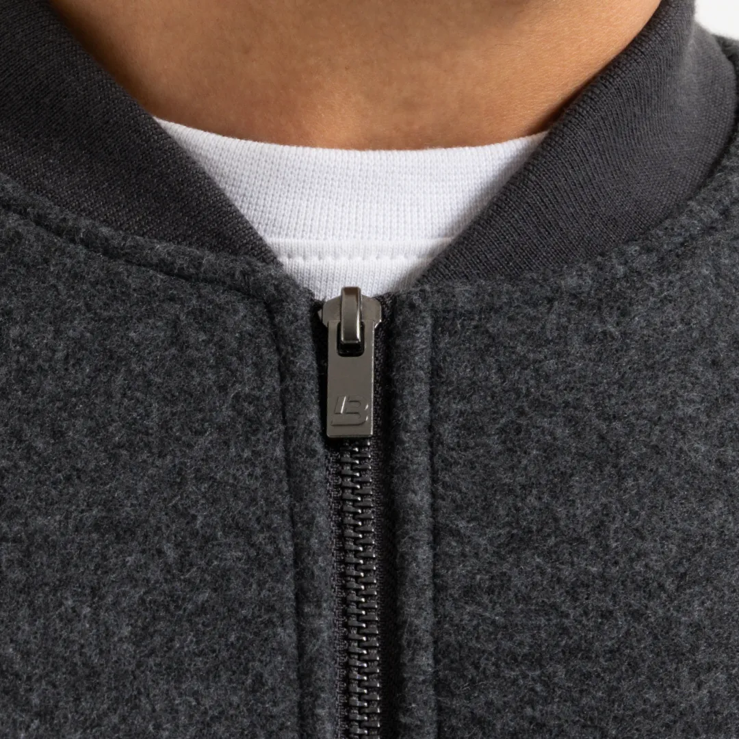 Sibbick Bomber Jacket - Charcoal sold by be inspired product image thumbnail 4