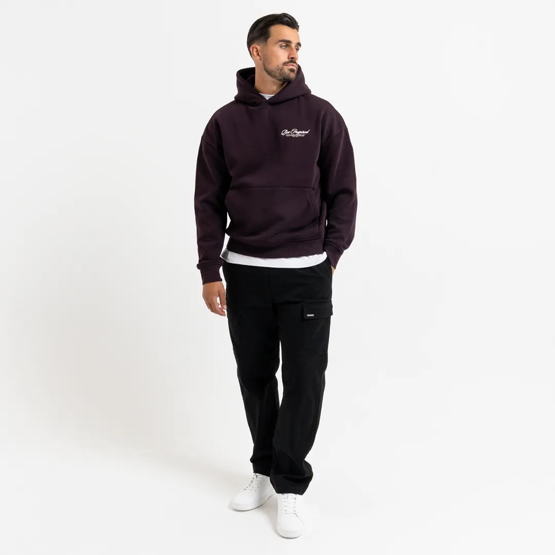 Team Hoodie - Plum sold by be inspired product image thumbnail 3