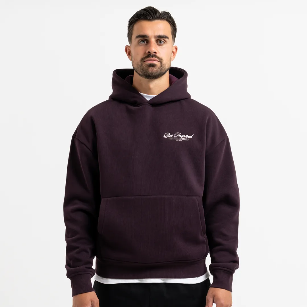 Team Hoodie - Plum sold by be inspired product image thumbnail 2
