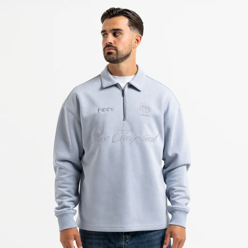 Zico Zip Polo - Blue made by be inspired