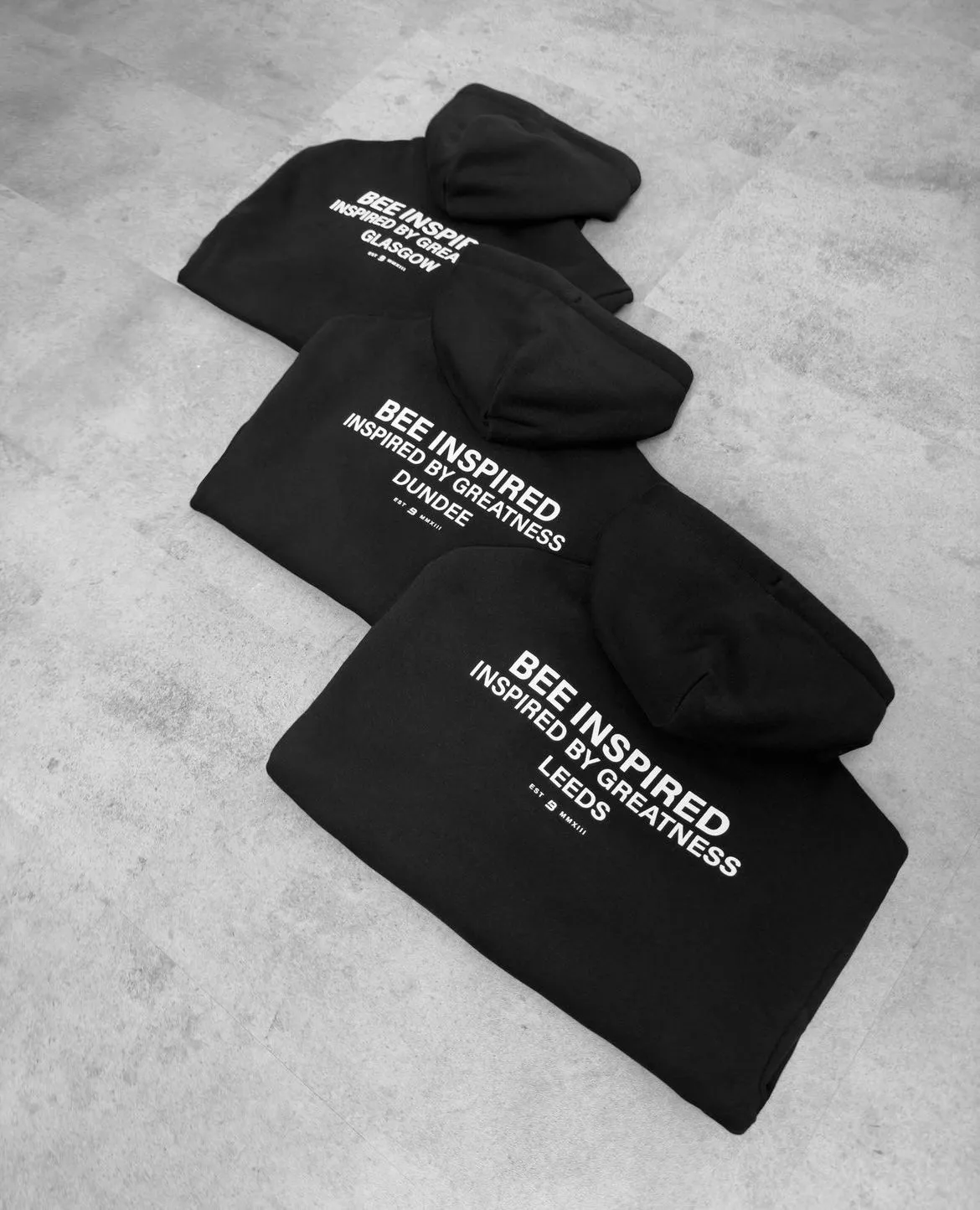 Leeds Hoodie - Black sold by be inspired product image thumbnail 3