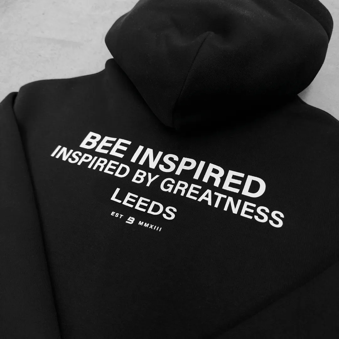 Leeds Hoodie - Black sold by be inspired product image thumbnail 2