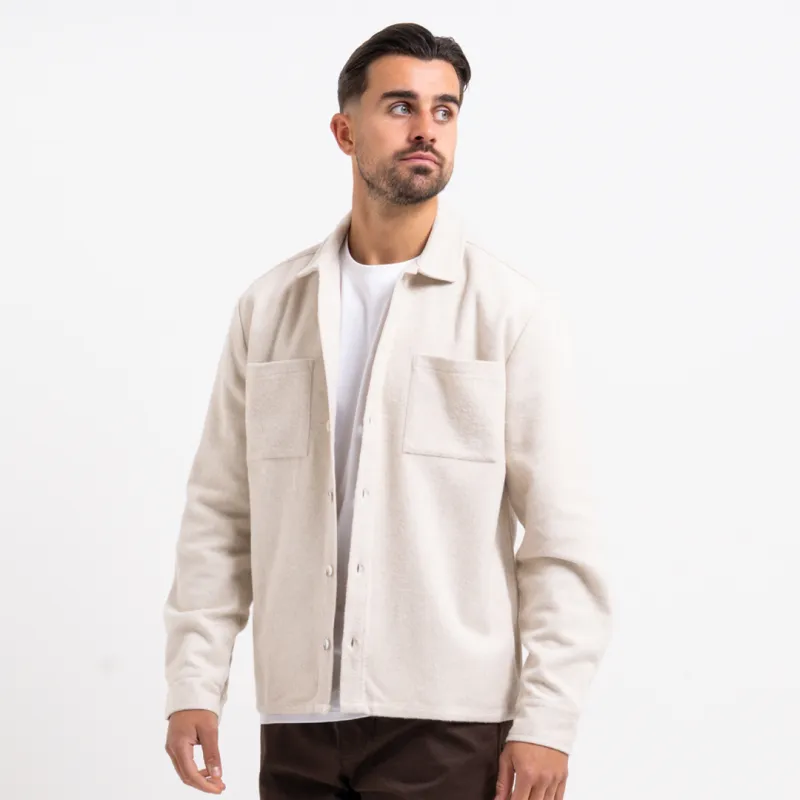 Courtois Overshirt - Ecru sold by be inspired