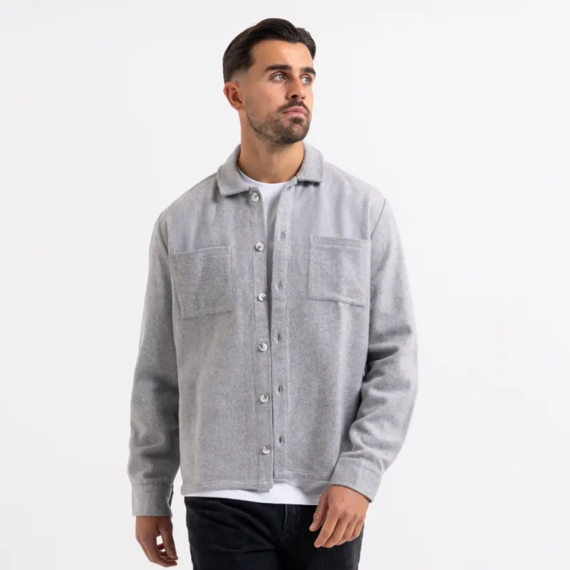 Courtois Overshirt - Grey sold by be inspired