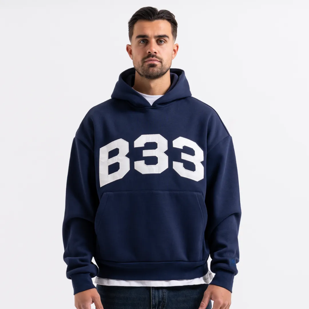 Figo Hoodie - Navy sold by be inspired