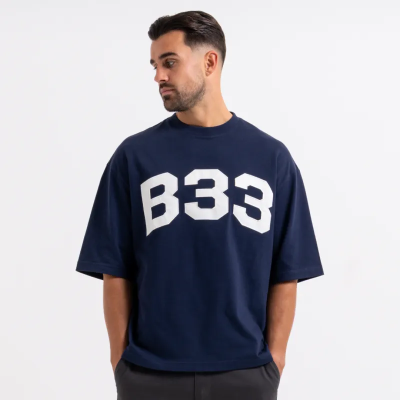 Figo T-Shirt - Navy made by be inspired