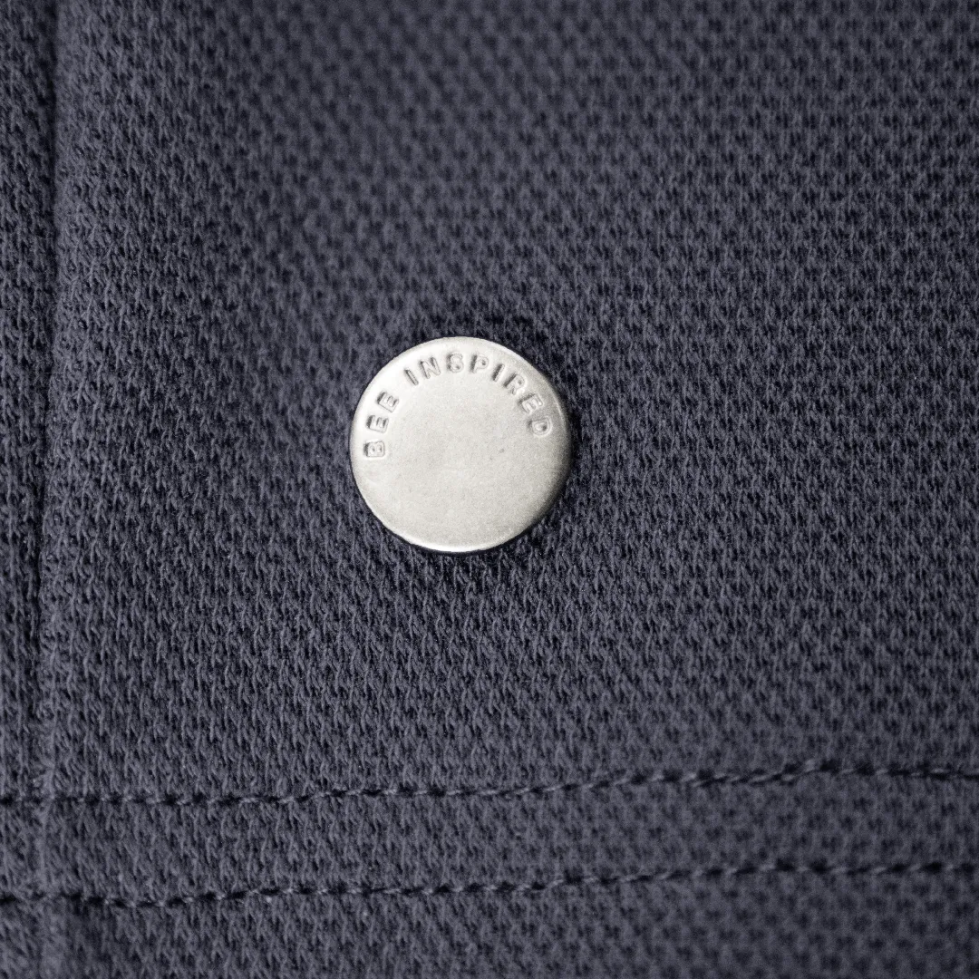 Felipe Polo Shirt - Charcoal sold by be inspired product image thumbnail 4