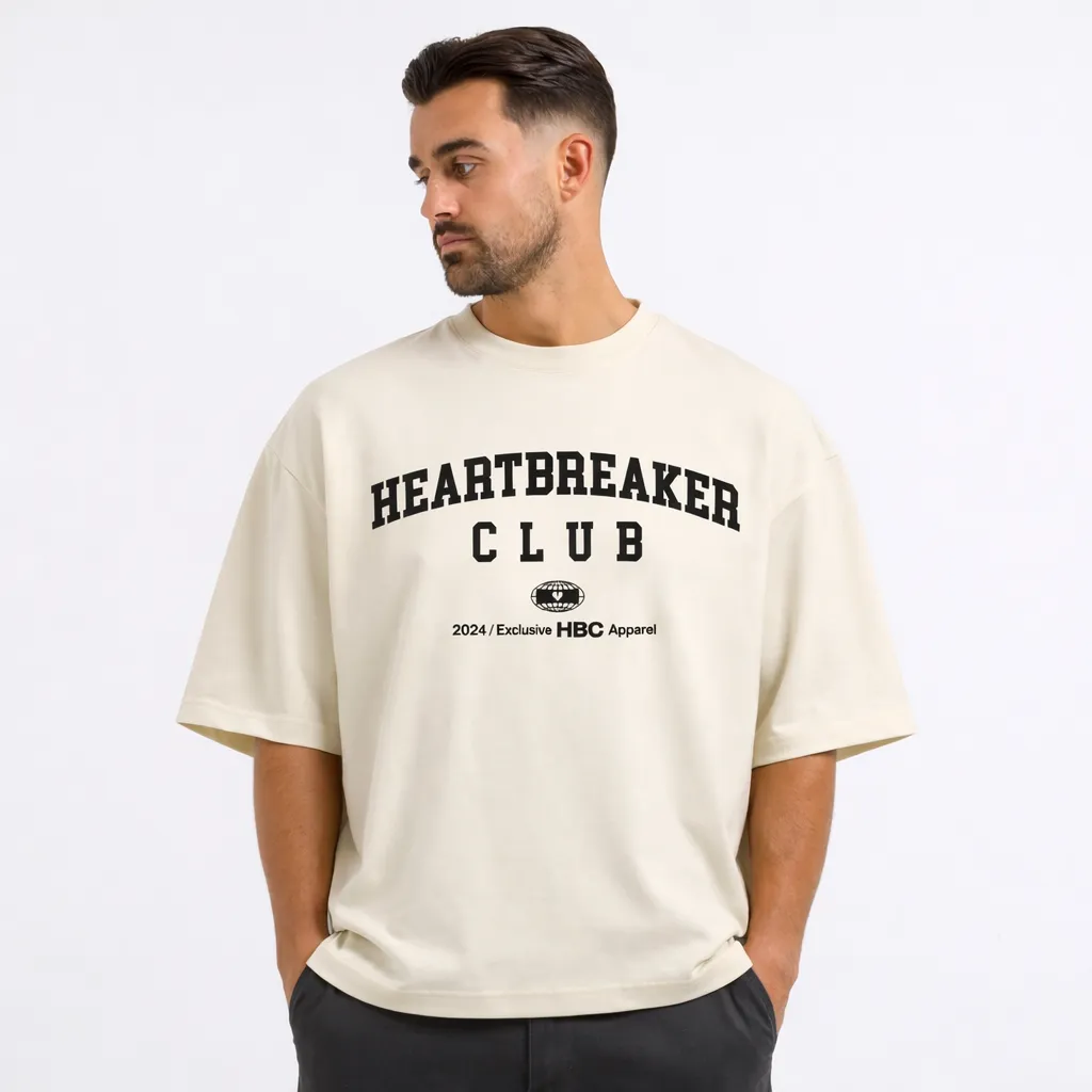 Heartbreaker Club - Apparel Cream T-Shirt sold by be inspired product image thumbnail 2