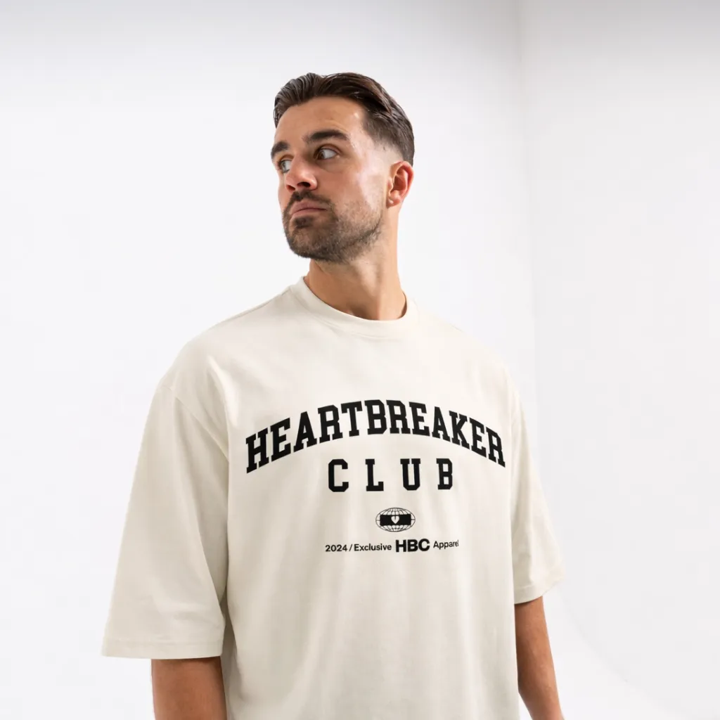 Heartbreaker Club - Apparel Cream T-Shirt sold by be inspired