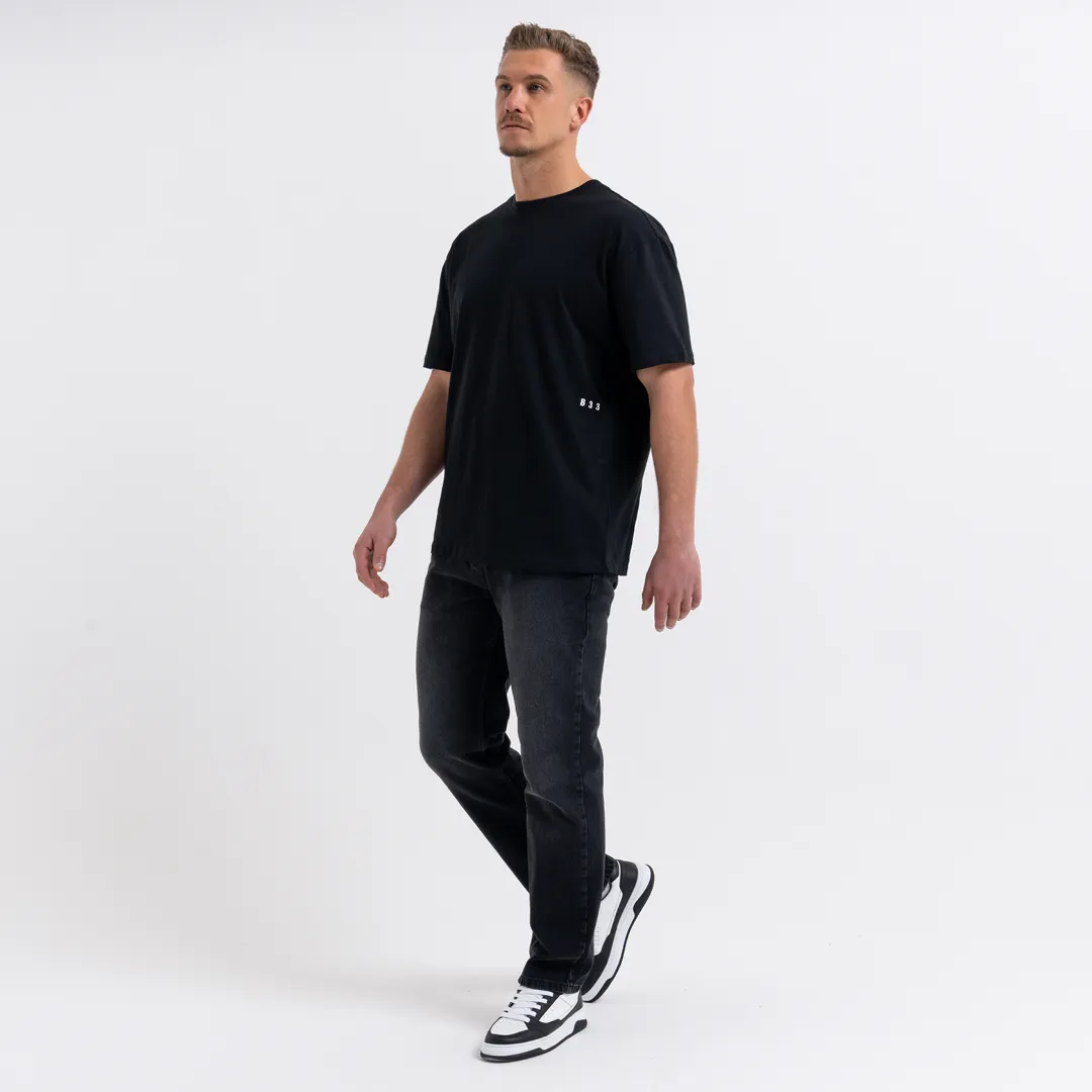 Initial T-Shirt - Black sold by be inspired product image thumbnail 2