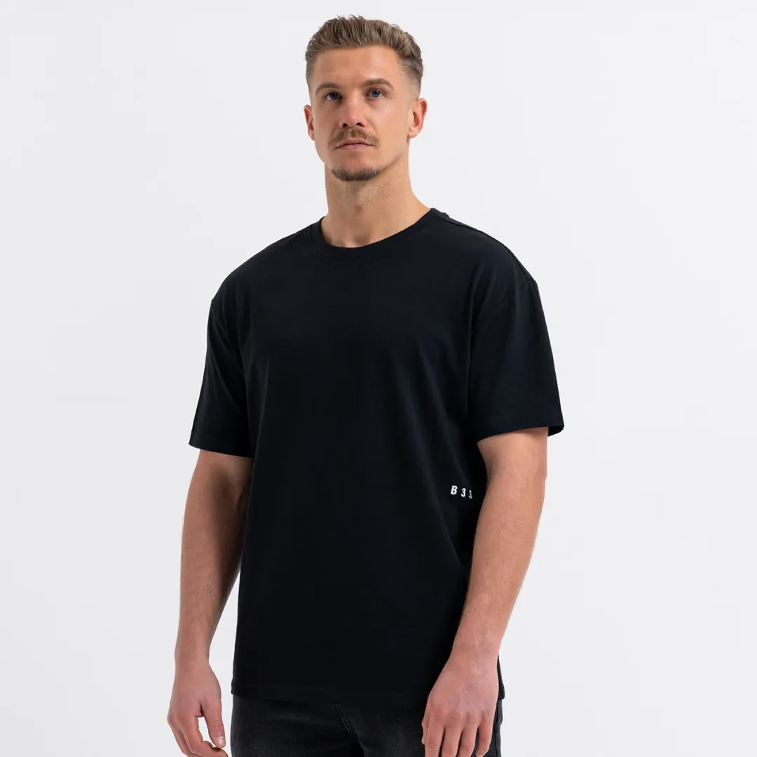 Initial T-Shirt - Black sold by be inspired