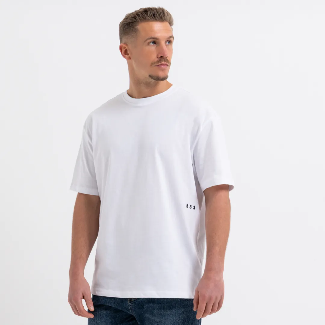 Initial T-Shirt - White sold by be inspired