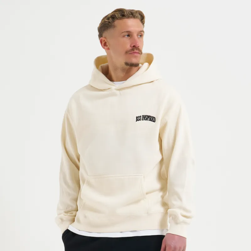 Zabaleta Hoodie - Ecru made by be inspired