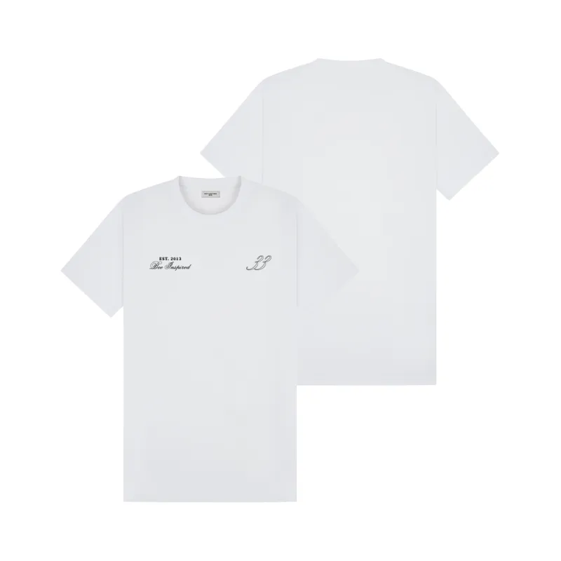 Pulgar T-Shirt - White Relaxed Fit made by be inspired