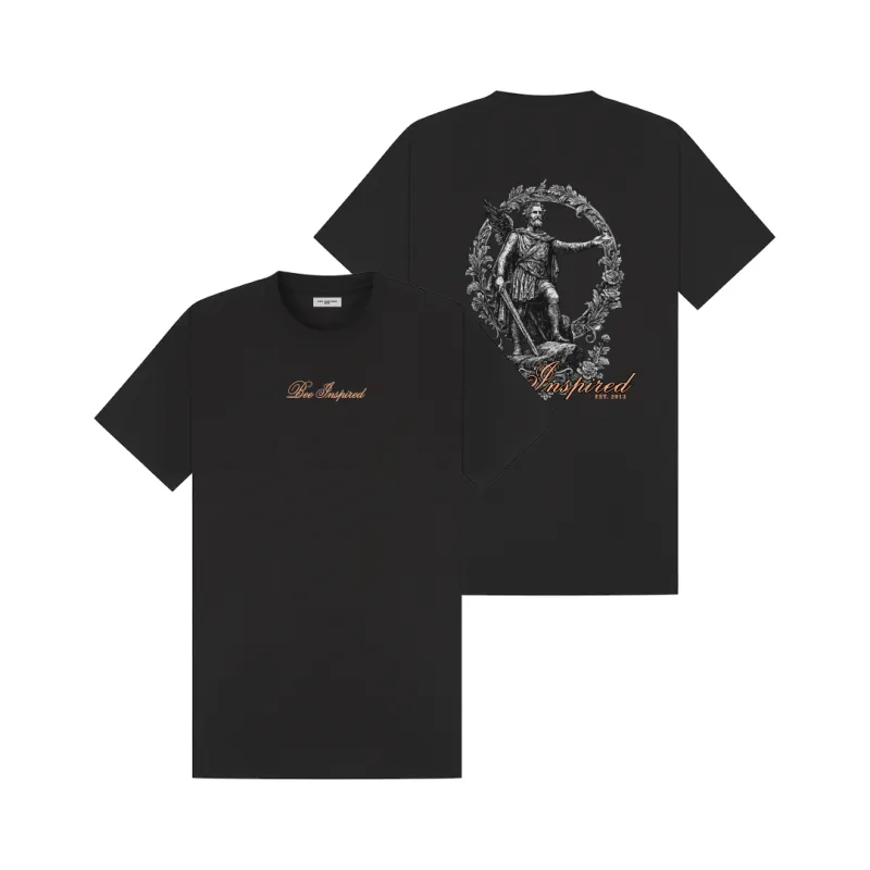 Mina T-Shirt - Black Relaxed Fit made by be inspired
