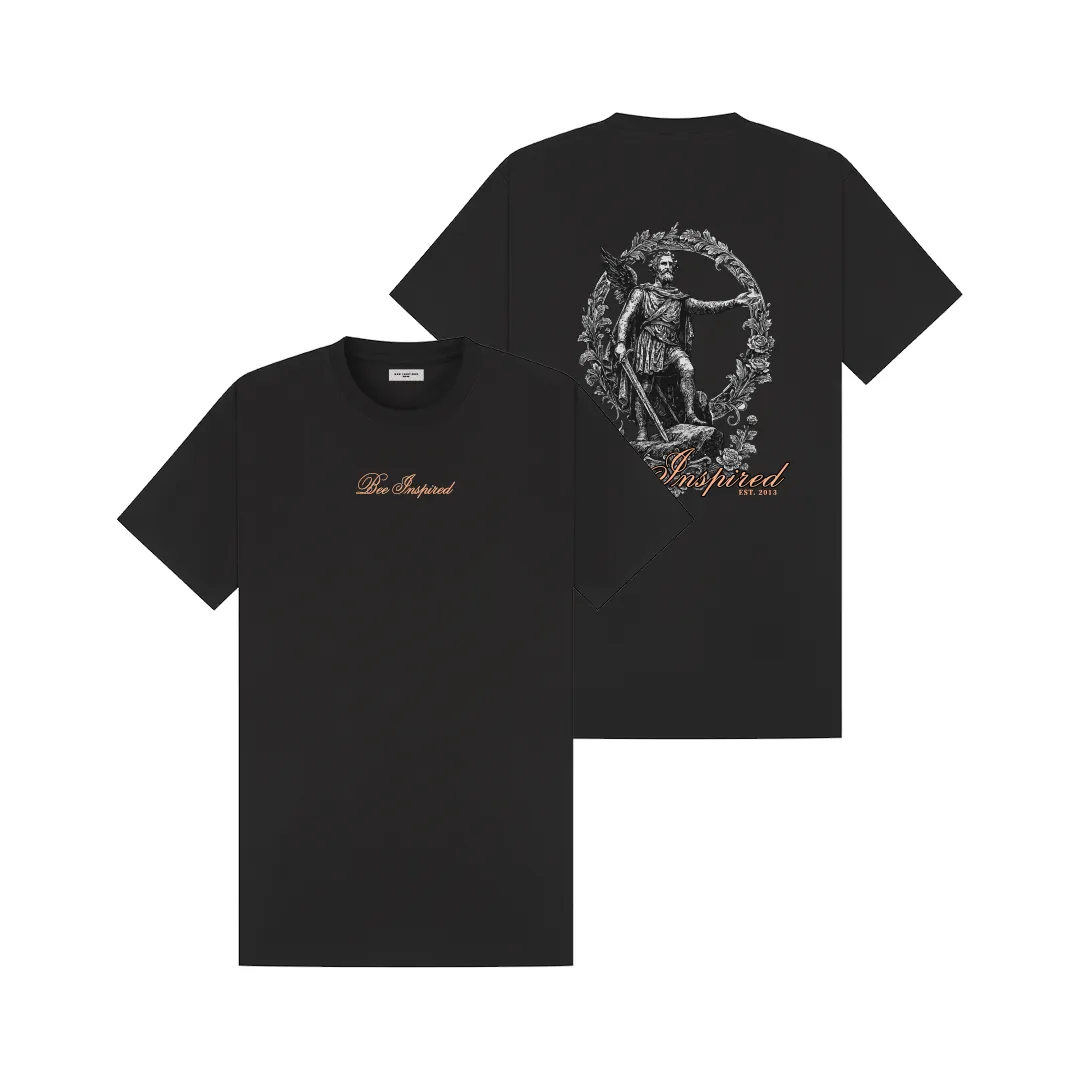 Mina T-Shirt - Black Relaxed Fit sold by be inspired
