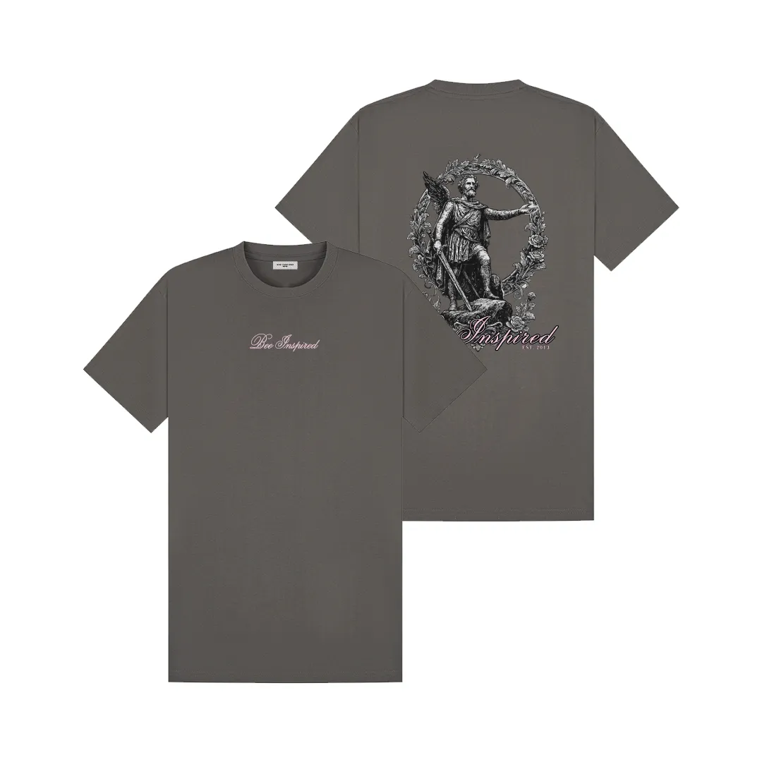 Mina T-Shirt - Charcoal Relaxed Fit sold by be inspired