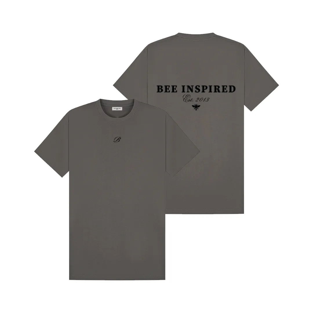 Isla T-Shirt - Charcoal Relaxed Fit sold by be inspired