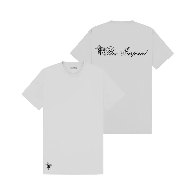 Barco T-Shirt - Light Grey Relaxed Fit made by be inspired