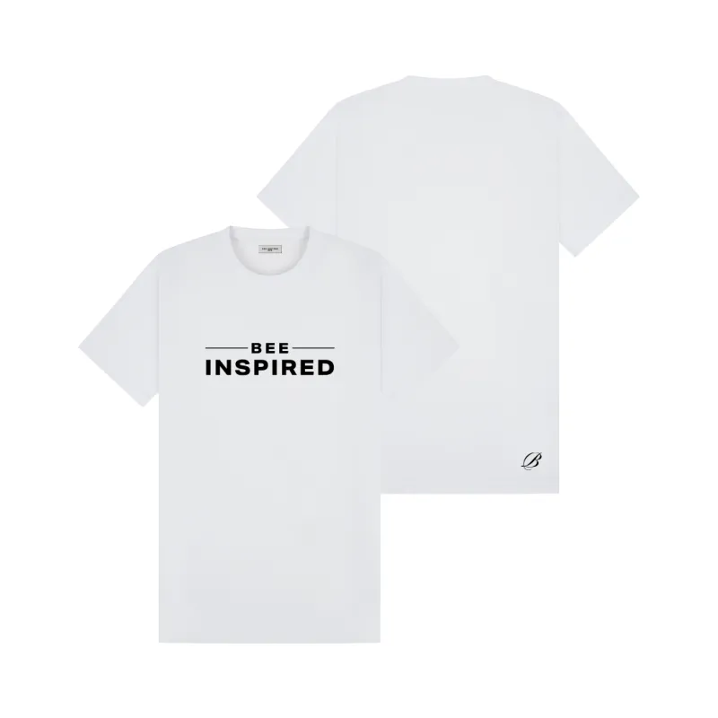Osorio T-Shirt - White Relaxed Fit made by be inspired