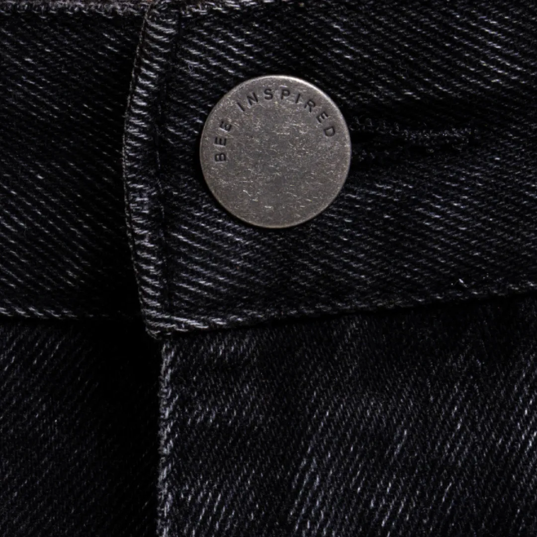 Garnacho Jean Shorts - Washed Black sold by be inspired product image thumbnail 5