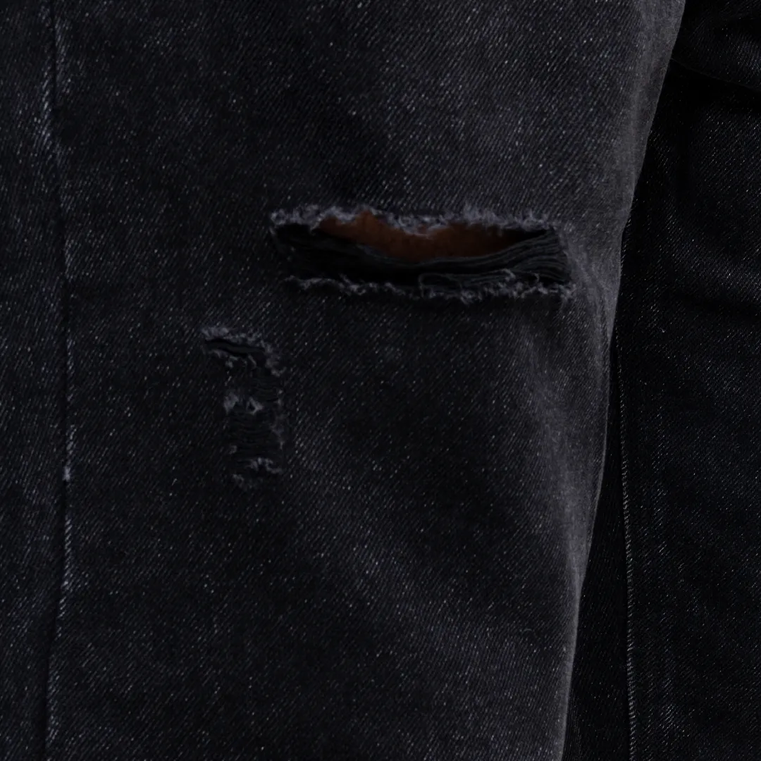 Garnacho Jean Shorts - Washed Black sold by be inspired product image thumbnail 3