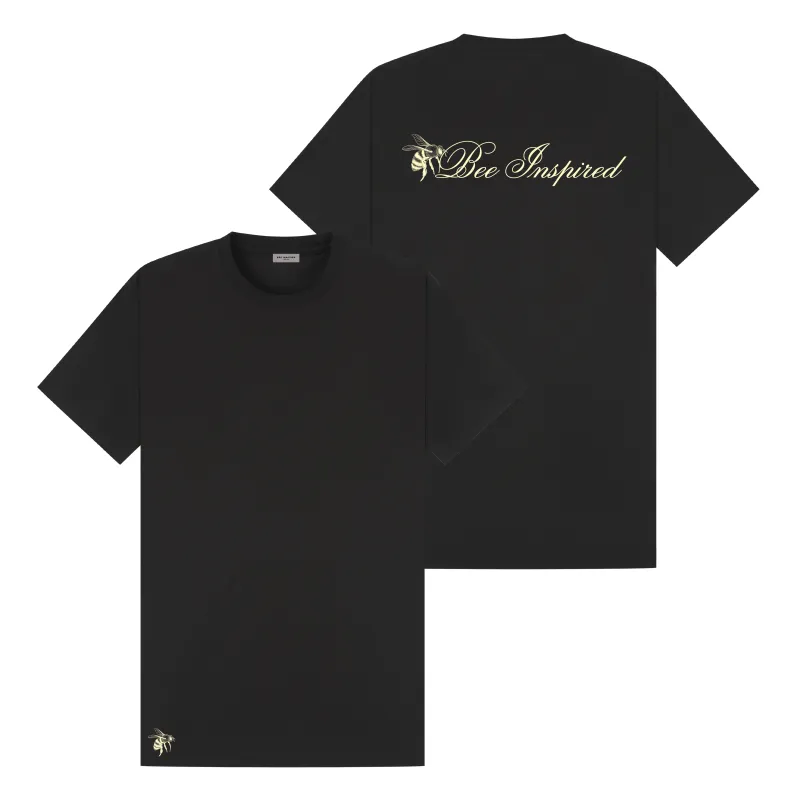 Barco T-Shirt - Black Relaxed Fit made by be inspired