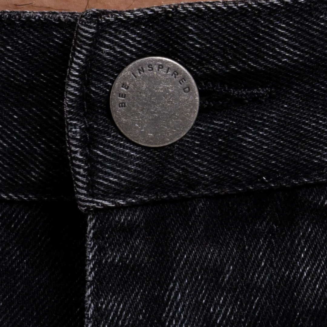 Garnacho Relaxed Jeans - Washed Black sold by be inspired product image thumbnail 5