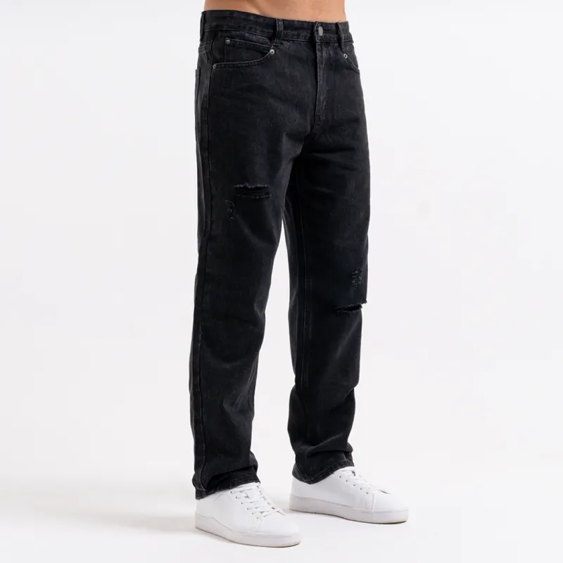 Garnacho Relaxed Jeans - Washed Black made by be inspired