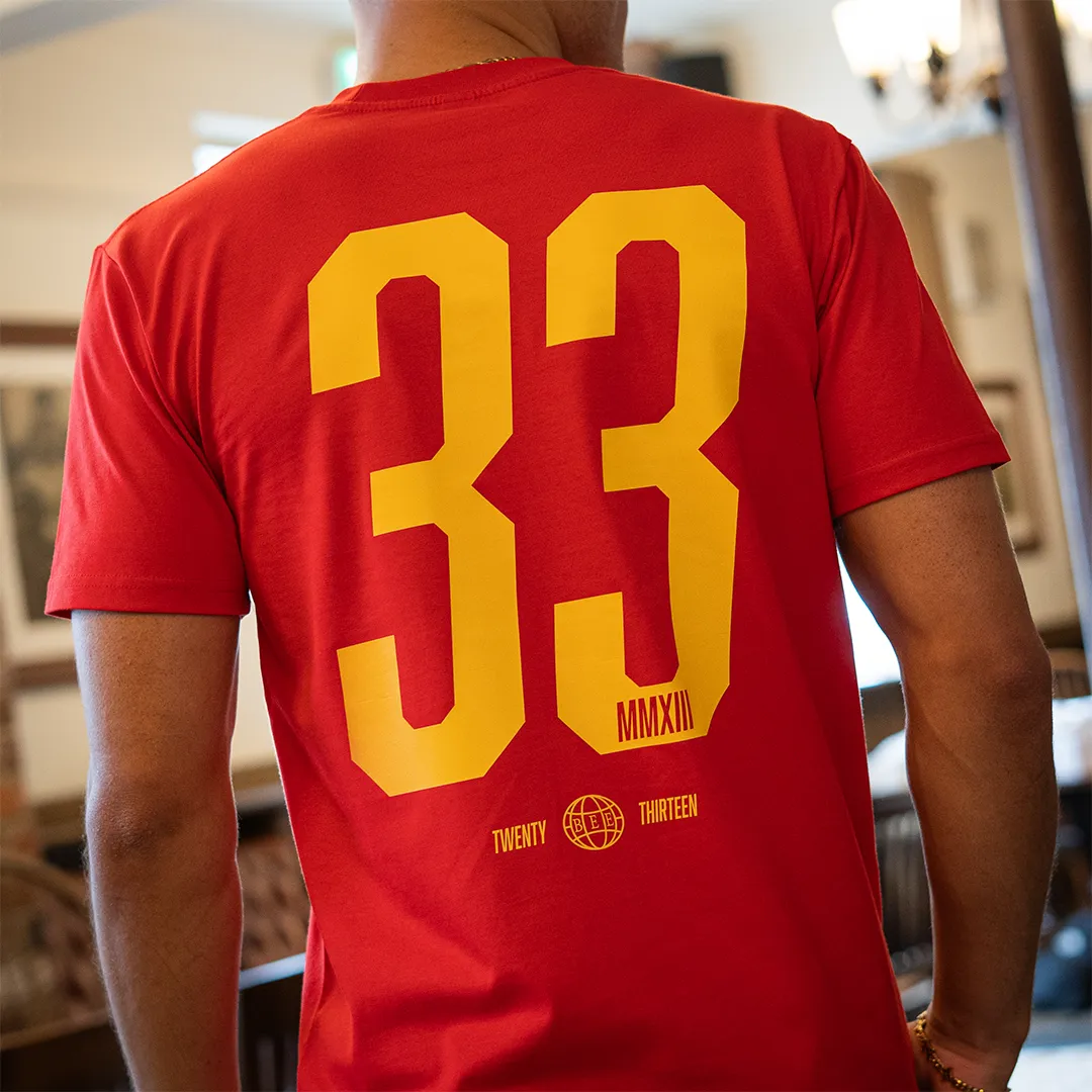 Spain World Cup Home T-Shirt - Red/Yellow sold by be inspired product image thumbnail 4