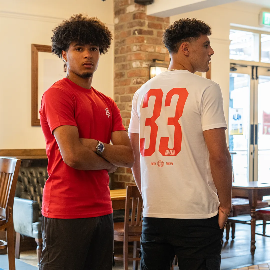 England World Cup Away T-Shirt - Red/White sold by be inspired product image thumbnail 3