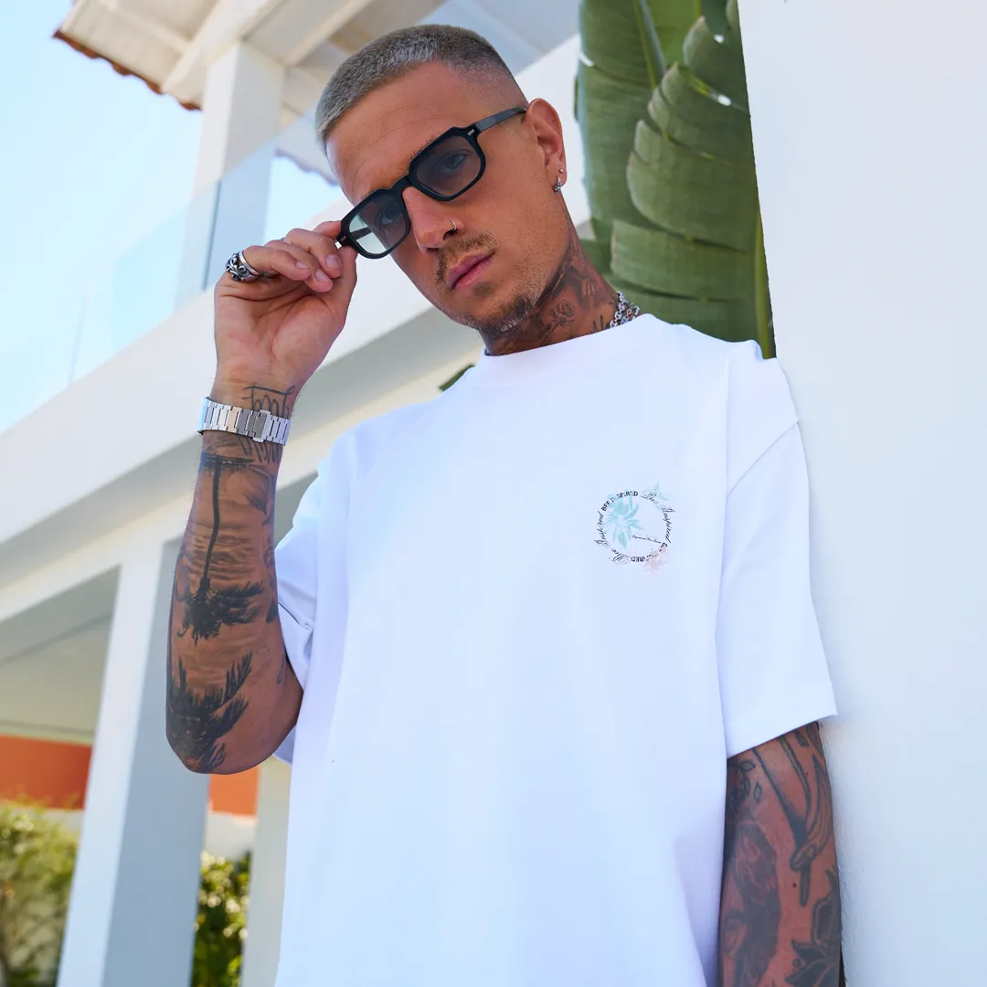 Kimmich Oversized T-Shirt - White sold by be inspired product image thumbnail 3