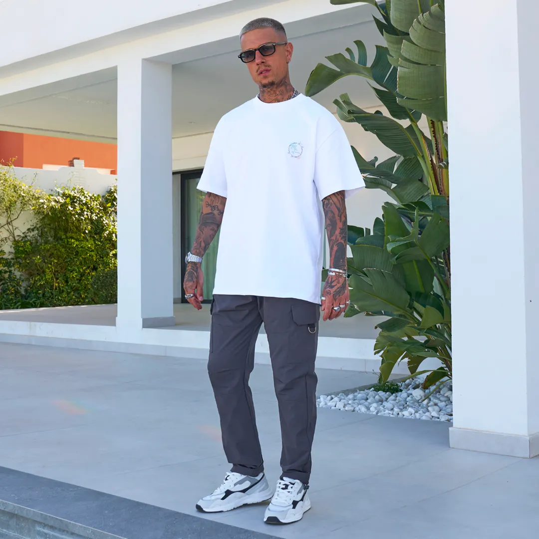 Kimmich Oversized T-Shirt - White sold by be inspired product image thumbnail 2