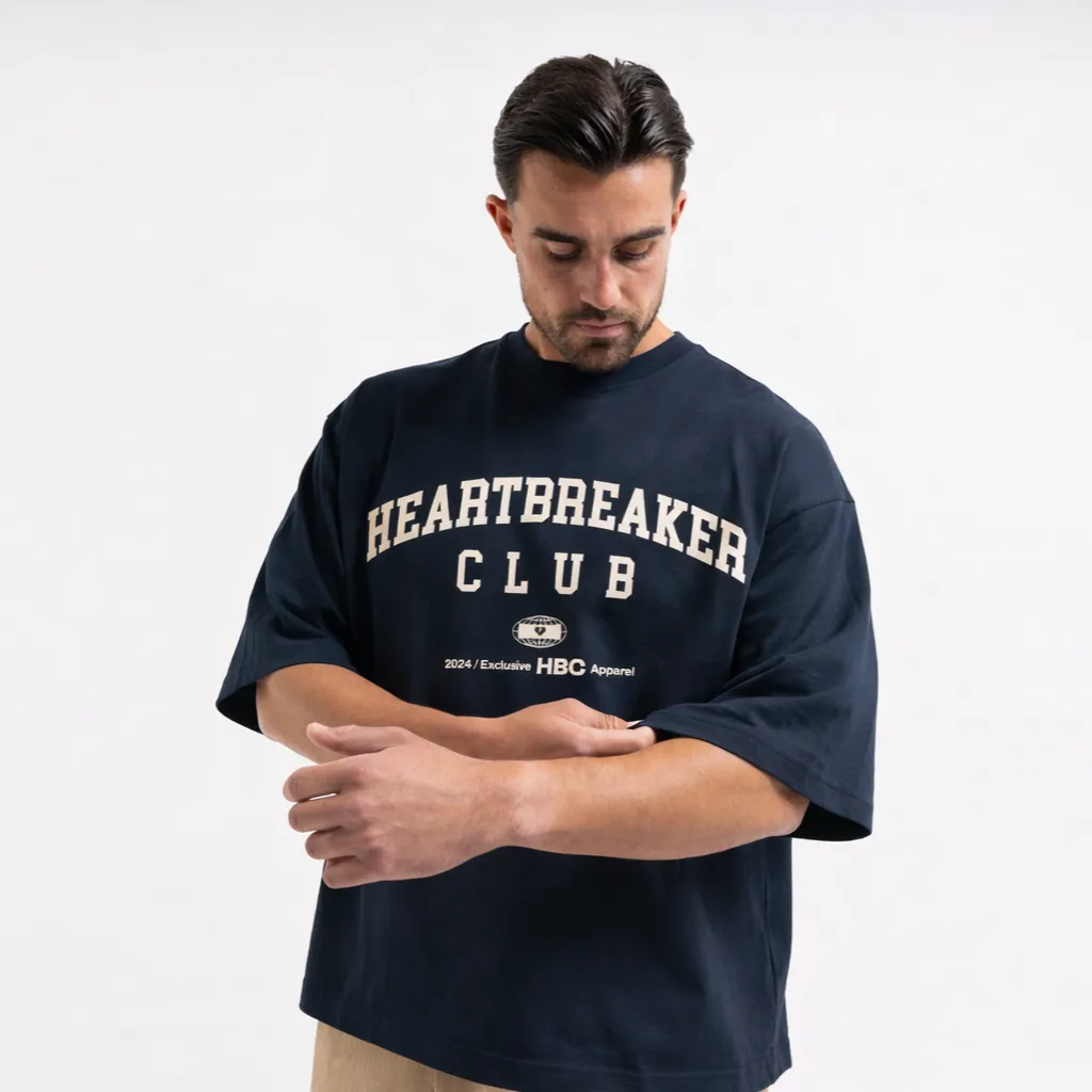 Heartbreaker Club T-Shirt - Navy sold by be inspired product image thumbnail 2