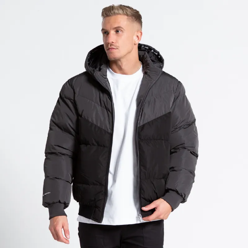 Signature Jacket - Charcoal/Black sold by be inspired