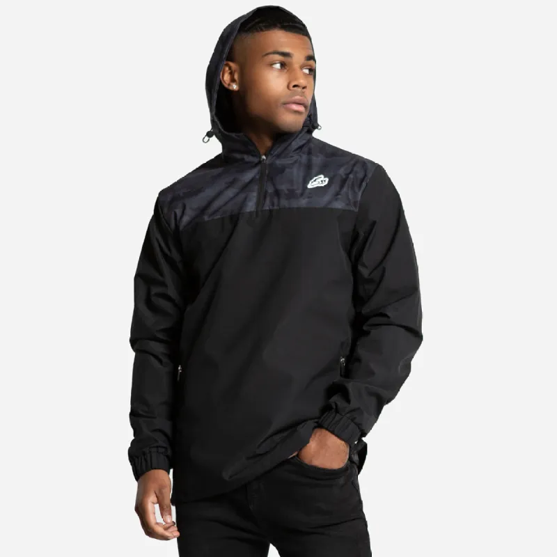 Devlin Technical Jacket - Black/Camo sold by be inspired