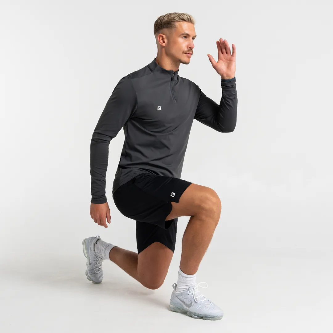 Signature Sports 1/4 Zip - Charcoal sold by be inspired product image thumbnail 3