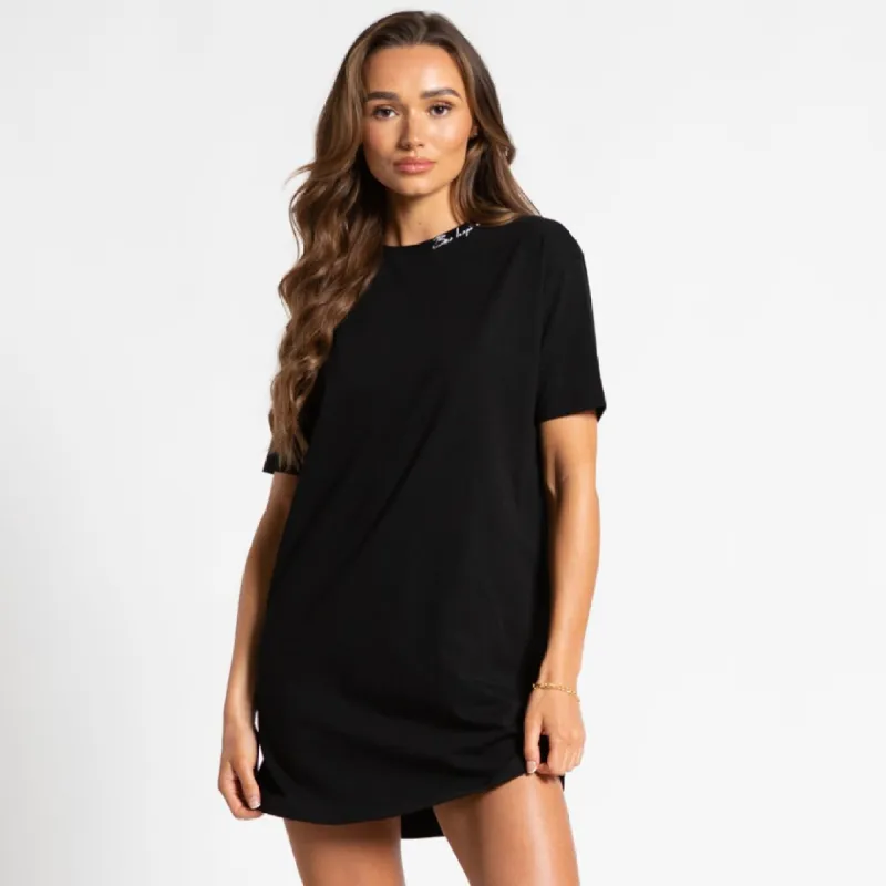 Womens Lifestyle T-Shirt Dress - Black sold by be inspired