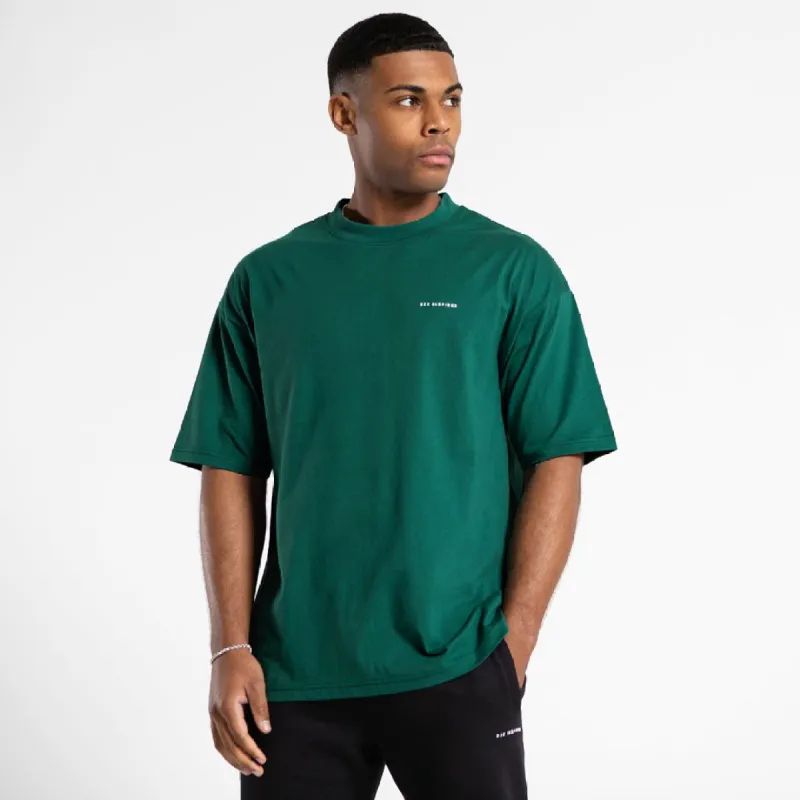 Moreno Relaxed T-shirt - Mid Green made by be inspired