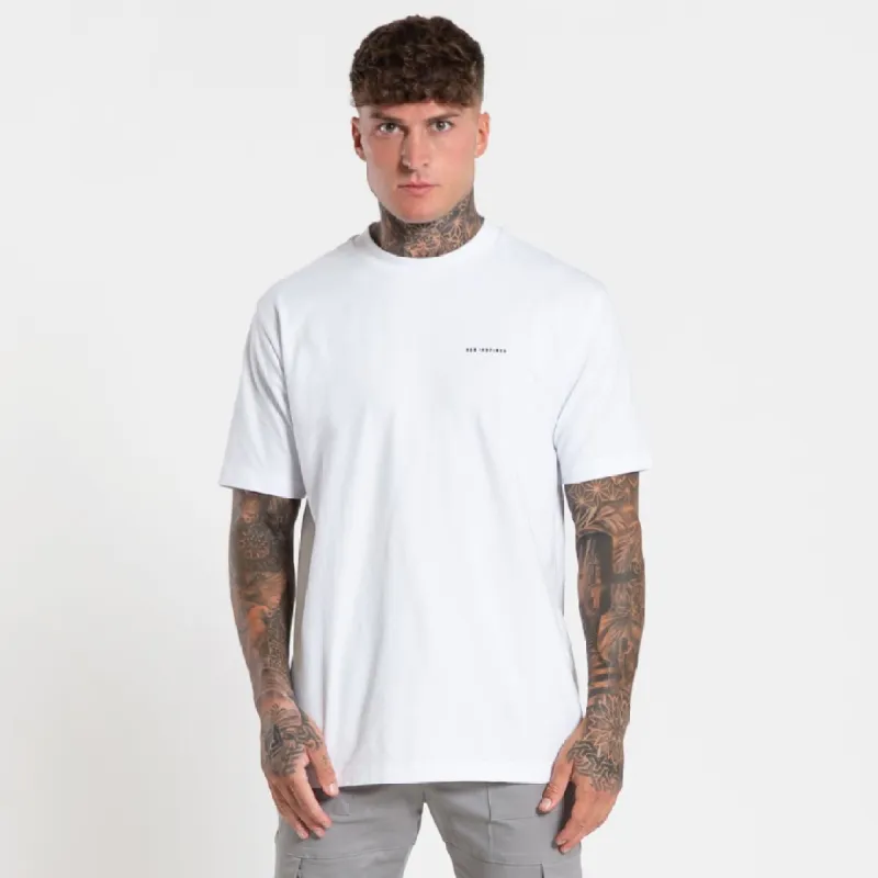 Mandrea Regular Fit T-shirt - White sold by be inspired