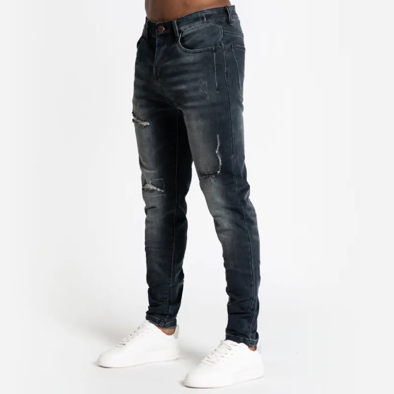 Alvaro Relaxed Fit Jeans - Dark Wash sold by be inspired